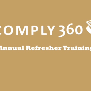 Annual Refresher Training